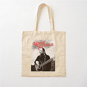 The Buffalo White Cotton Tote Bag