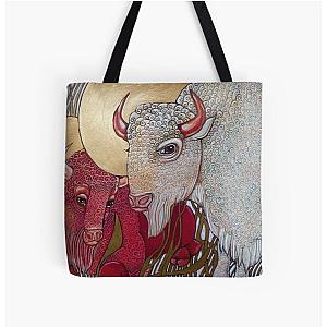 The White Buffalo All Over Print Tote Bag