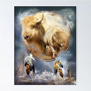 Dream Catcher Spirit of the White Buffalo Poster