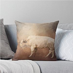 The Legend of White Buffalo Throw Pillow