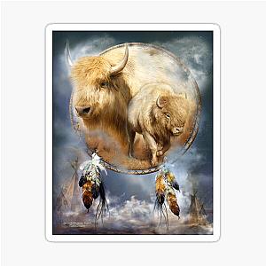 Dream Catcher Spirit of the White Buffalo Sticker