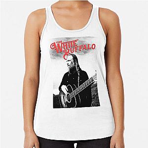 The white buffalo racerback tank top