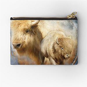 Dream Catcher Spirit of the White Buffalo Zipper Pouch