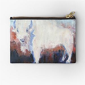 White Buffalo of Peace Zipper Pouch