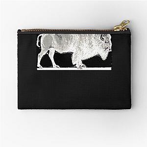 White Buffalo 2 Zipper Pouch