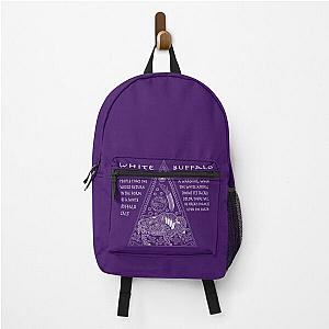 White Buffalo Calf Woman Prophesy Purple Backpack