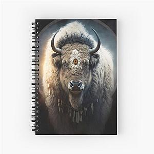 White Buffalo 3 Spiral Notebook