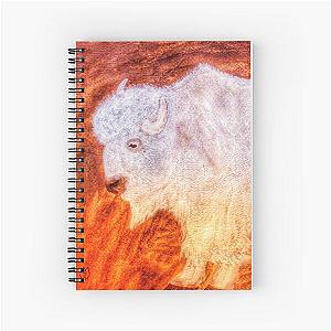 The Great White Buffalo Spiral Notebook