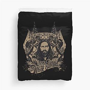 The White Buffalo Musician  Duvet Cover