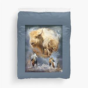 Dream Catcher - Spirit Of The White Buffalo Duvet Cover