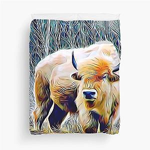 The White Buffalo Duvet Cover