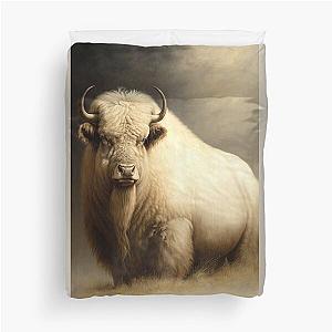 Fat White Buffalo God Duvet Cover