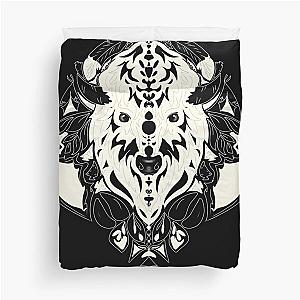 White Buffalo Duvet Cover