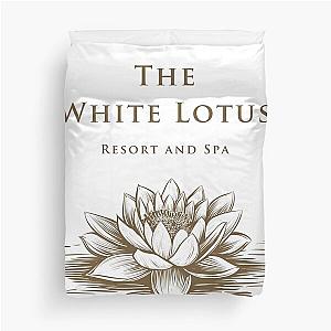 White Lotus Series Duvet Cover