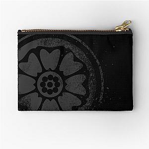 Black Zipper Pouch with The Order of the White Lotus Symbol