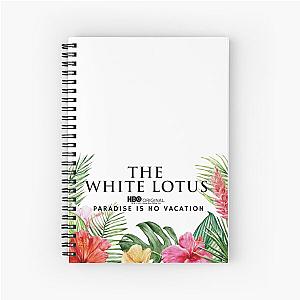 White Lotus Spiral Notebook