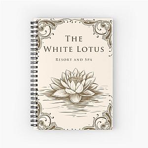 The White Lotus Series Spiral Notebook