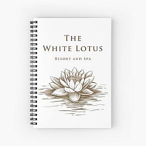 The White Lotus Spiral Notebook