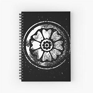 The White Lotus Symbol of Wisdom & Harmony Spiral Notebook