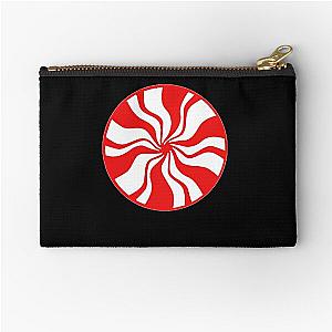 White Stripes Classic T-Shirt Zipper Pouch