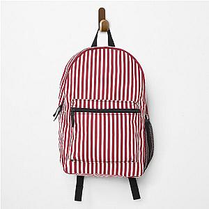 USA Flag Red and White Stripes Backpack