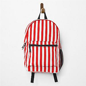 Red and white stripes Backpack