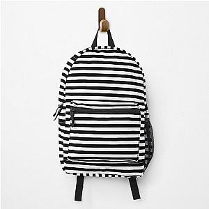 Black & White Stripes Backpack