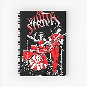 Red White Spiral Notebook