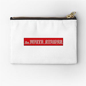 The White Stripes Zipper Pouch