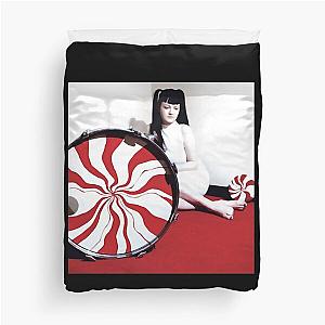 Miss White Duvet Cover