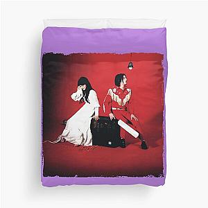 The White girl and red girl Duvet Cover