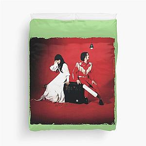 The White girl and red girl Duvet Cover