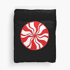 White Stripes Classic T-Shirt Duvet Cover