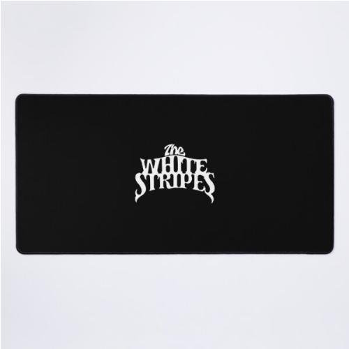 The White Stripes Desk Mat