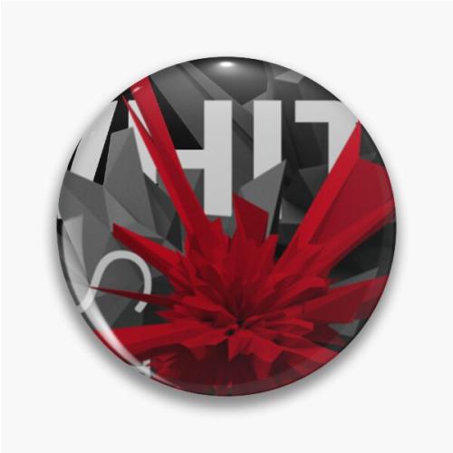 White stripes Pin