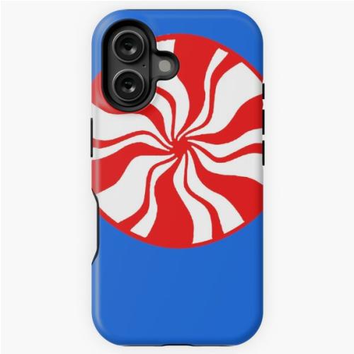 White Stripes Sticker iPhone Tough Case