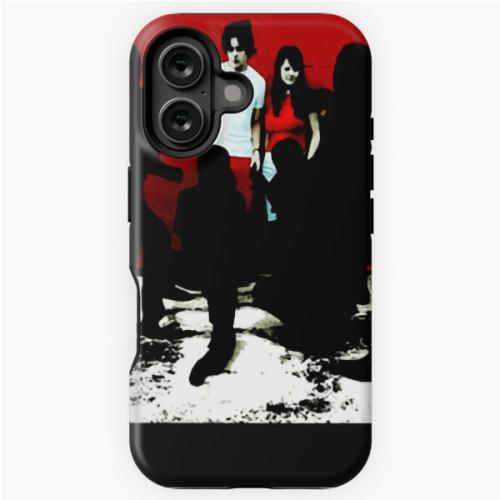 White Stripes iPhone Tough Case