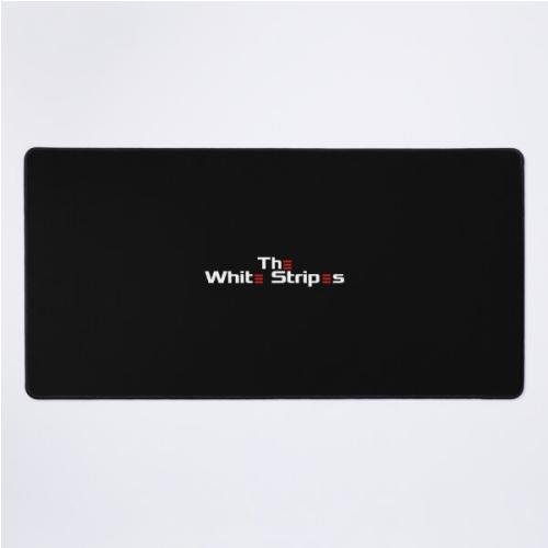 The White Stripes Desk Mat