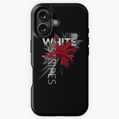 White stripes iPhone Tough Case