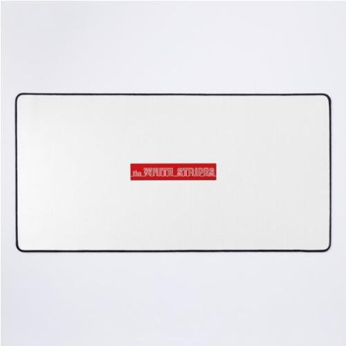 The White Stripes Desk Mat