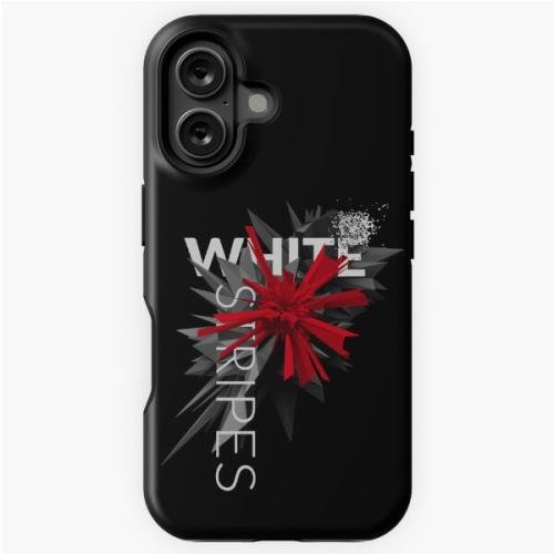 White stripes iPhone Tough Case