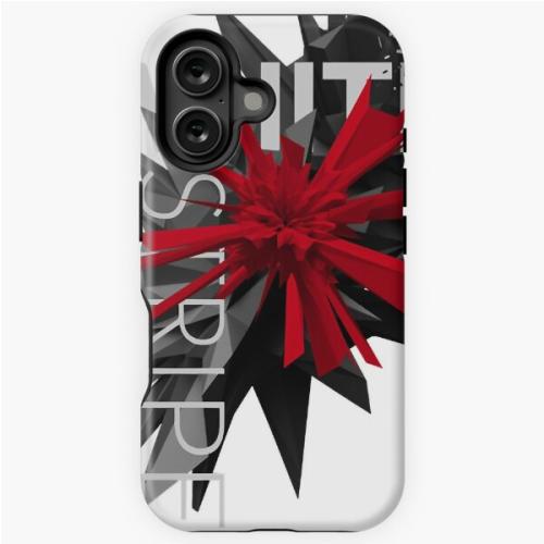 White Stripes Essential Essential iPhone Tough Case