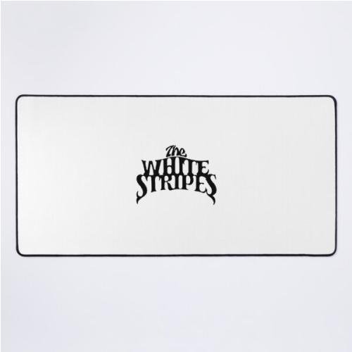 The White Stripes Desk Mat