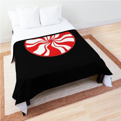 White Stripes Classic T-Shirt Comforter