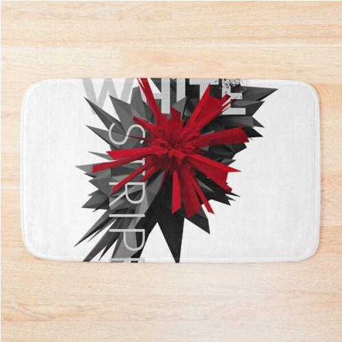 White Stripes Essential Essential Bath Mat