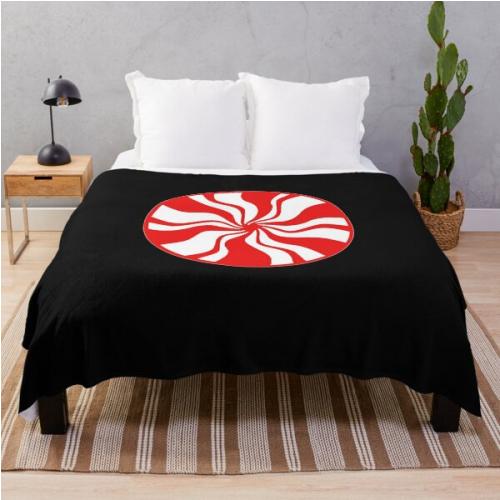 White Stripes Classic T-Shirt Throw Blanket