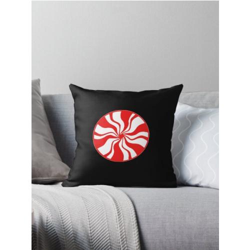 White Stripes Classic T-Shirt Throw Pillow