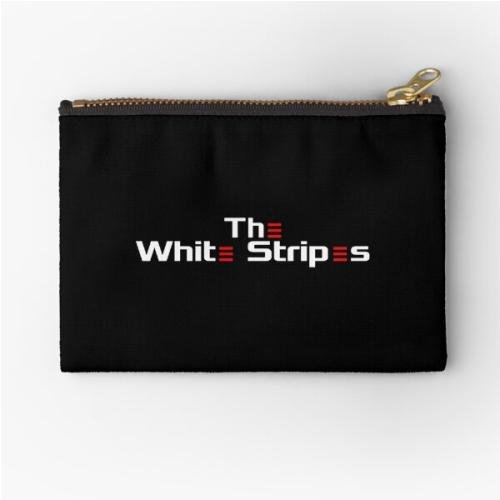 The White Stripes Zipper Pouch