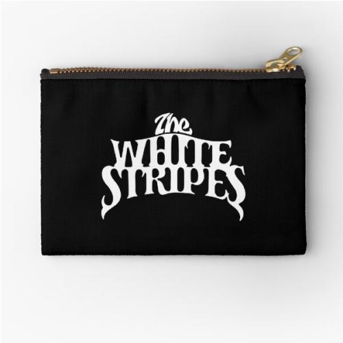 The White Stripes Zipper Pouch