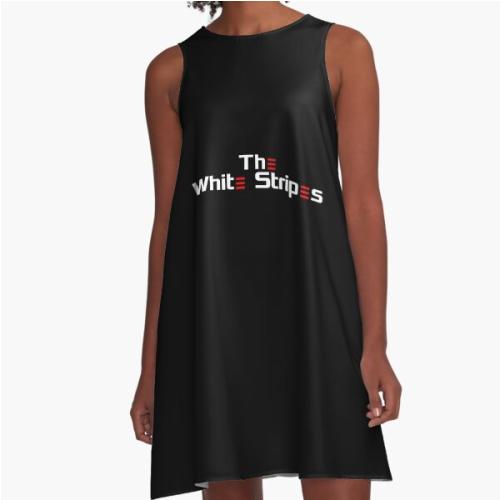 The White Stripes A-Line Dress